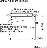 Neff Backofen BFS4522N Fullsteam Dampfbackofen EasyClean Slide und Hide B45FS22N0